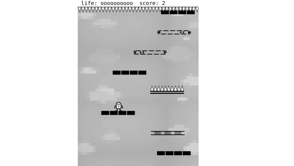 Падение в бездну - мини-игра