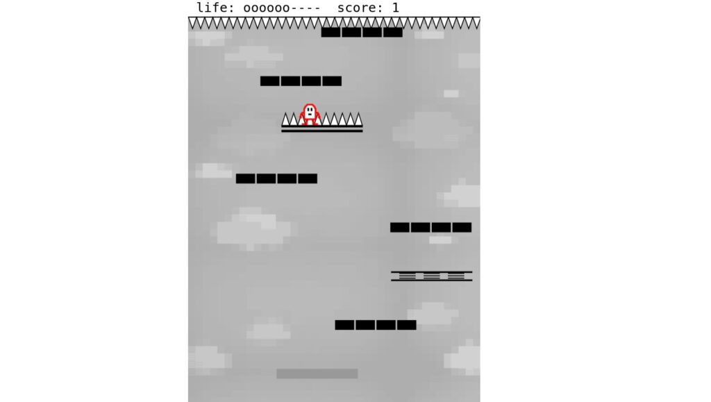 Падение в бездну - мини-игра