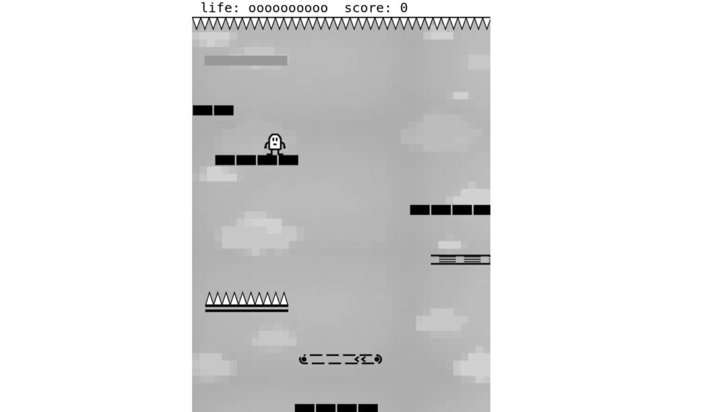 Падение в бездну - мини-игра